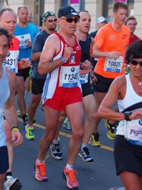 Franz Hanschek bei 21 Kilometer